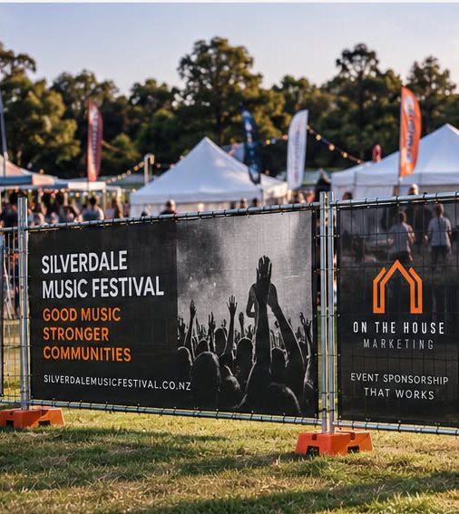 Silverdale Music Festival event signage